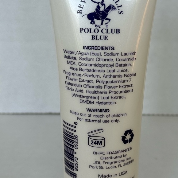 New Beverly Hills Polo Club Blue Energizing Shower Gel for Men 2.5 oz BHPC - Picture 4 of 5